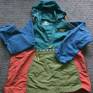 LL bean quarter zip windbreaker
